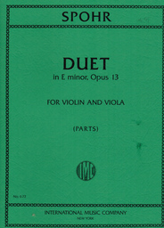 Duett E - Moll Op 13