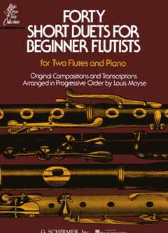 40 Short Duets For Beginner Flutists