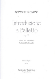 Introduzione E Balletto Op 35