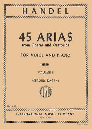 45 Arien Aus Opern Und Oratorien 2