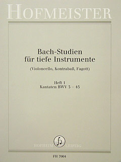 Bach Studien 1 Fuer Tiefe Instrumente