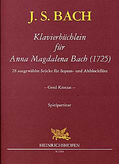 Klavierbuechlein Fuer Anna Magdalena Bach