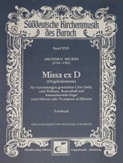 Missa Ex D - Orgelsolomesse