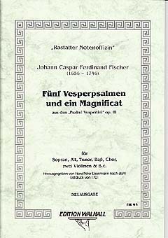 5 Vesperpsalmen + Magnificat (psalmi Vespertini Op 3)