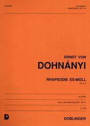 Rhapsodie Es - Moll Op 11/4