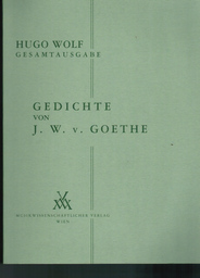Goethe Lieder W 3/ (1/2)