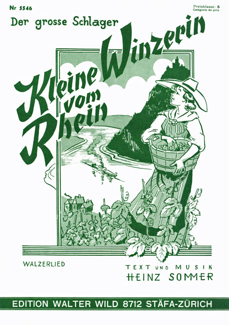 Kleine Winzerin Vom Rhein
