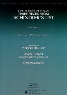 Schindler's List - 3 Pieces From  For Itzhak Perlman