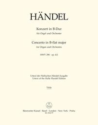 Konzert B - Dur Op 4/2 Hwv 290