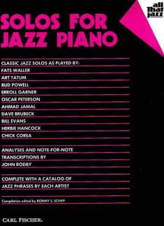 Solos For Jazz Piano