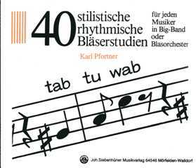 Tab Tu Wab - 40 Stilistische Rhythmische Blaeserstudien