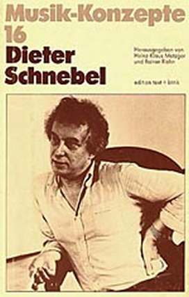 Musik Konzepte 16 - Dieter Schnebel
