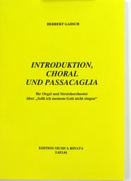 Introduktion Choral + Passacaglia