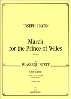 March For The Prince Of Wales Hob 8:3