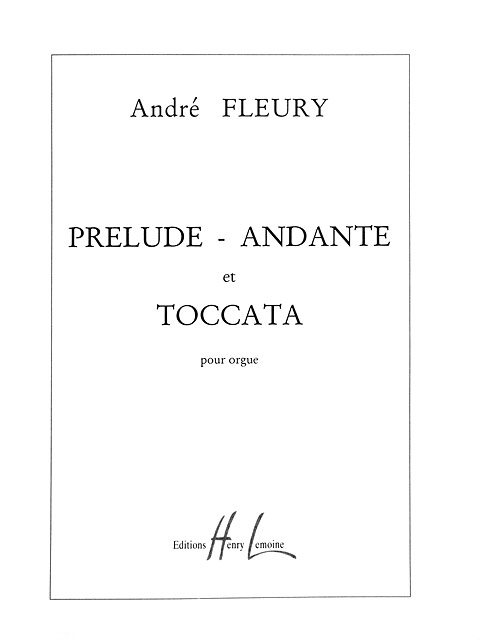 Prelude Andante + Toccata