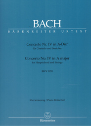 Konzert 4 A - Dur BWV 1055