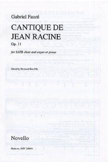 Cantique De Jean Racine Op 11