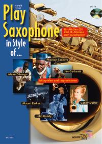Play Saxophone In Style Of