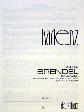 Kadenzen Zu Mozart Konzert D - Moll Kv 466
