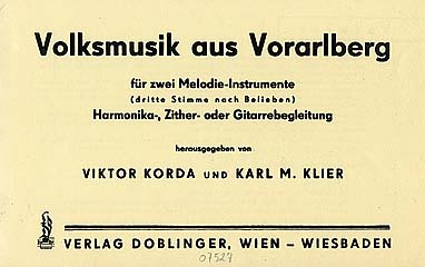 Volksmusik Aus Vorarlberg