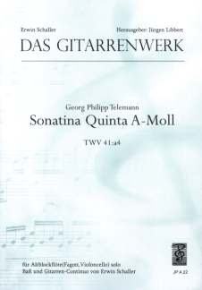 Sonatina Quinta A - Moll Twv 41/ A4