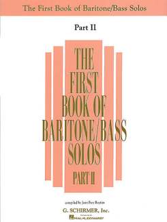 First Book Of Baritone / Bass Solos 2