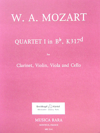 Quartett 1 B - Dur Kv 317d