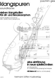 Klangspuren - Saxophonschule