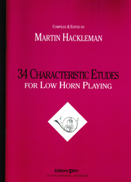 34 Characteristic Etudes For Low Horn Playing