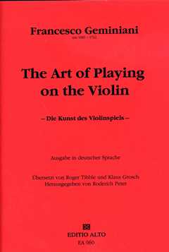Die Kunst Des Violinspiels
