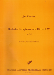 Burleske Paraphrase Um Richard W  Op 86/1