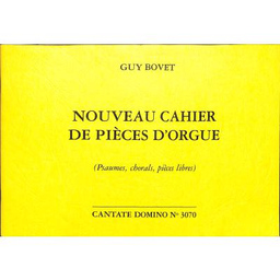 Nouveau Cahier De Pieces D'orgue