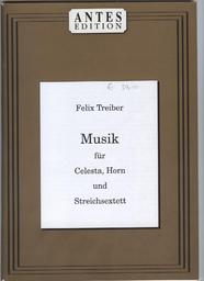 Musik Fuer Celesta Horn + Streichsextett