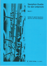 Saxophon Duette Fuer Den Unterricht 1