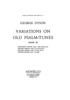 Variations On Old Psalm Tunes Book 3
