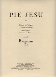 Pie Jesu (aus Requiem Op 9)