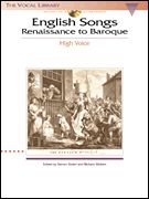 English Songs - Renaissance To Baroque