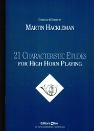 21 Characteristic Etudes For High Horn Playing