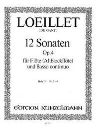 12 Sonaten Op 4/3 (7-9)