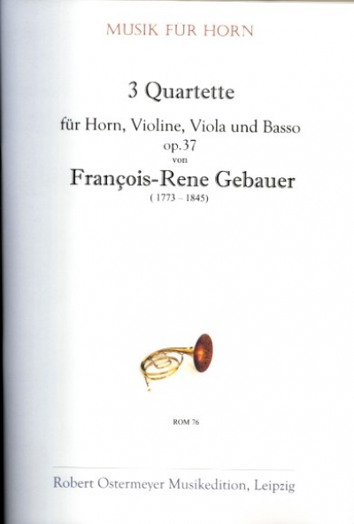 3 Quartette Op 37