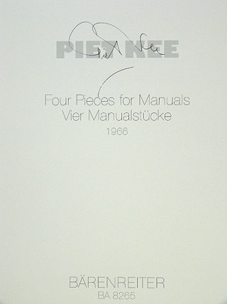 4 Pieces For Manuals