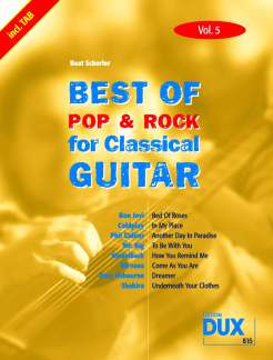Best Of Pop + Rock For Classical Guitar 5