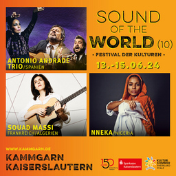 Sound Of The World (10) - Festival der Kulturen - Antonio Andrade Trio - Open Air im Kulturgarten
