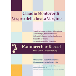 Claudio Monteverdi  Marienvesper - Chorkonzert zu Pfingsten