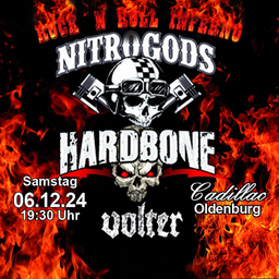 Nitrogods, Hardbone & Volter - Rock´n Roll Inferno