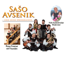 Sao Avsenik / Rene Cresnar und Hubi Aschenbrücker - beim Vöhringer Musikanten-Express
