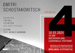 HSO-Konzert in der Liederhalle - Schostakowitsch: Sinfonie Nr. 4