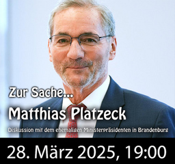 Zur Sache... Matthias Platzeck