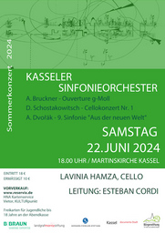 Kasseler Sinfonieorchester Sommerkonzert 2024