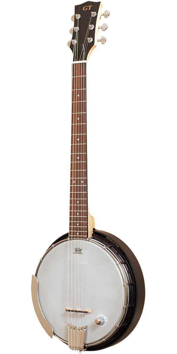 AC-6+: Acoustic Composite Banjo Guitar with Pickup and Gig Bag